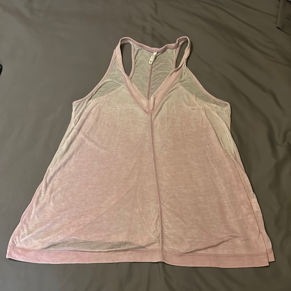 Z Supply Women’s Sheer Pink Tank Top